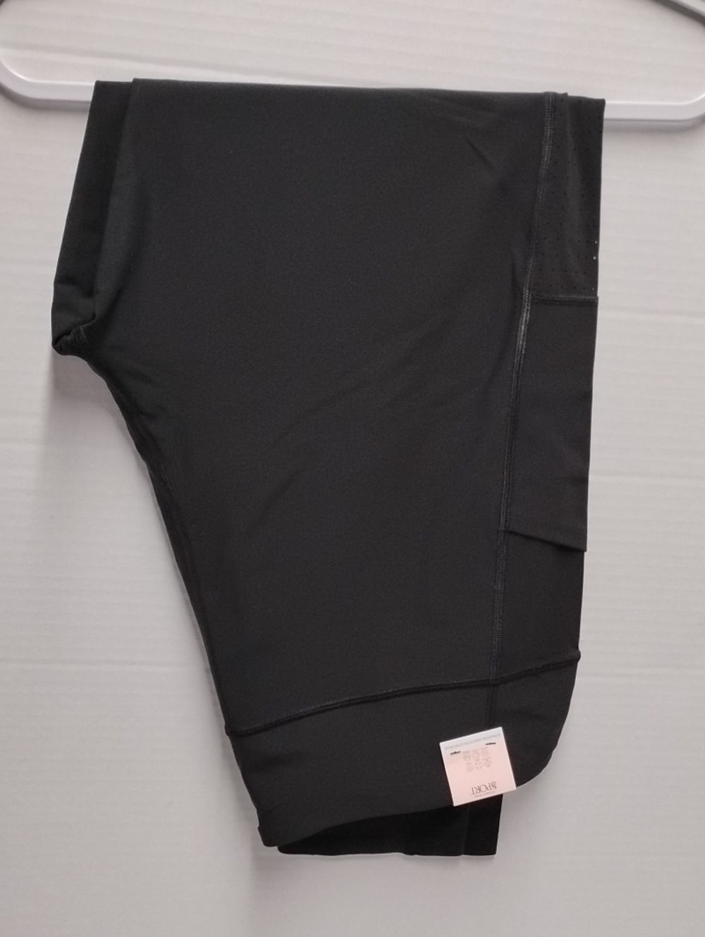 Victoria's Secret Sport Total Knockout Black Active Leggings Side Pockets XXL